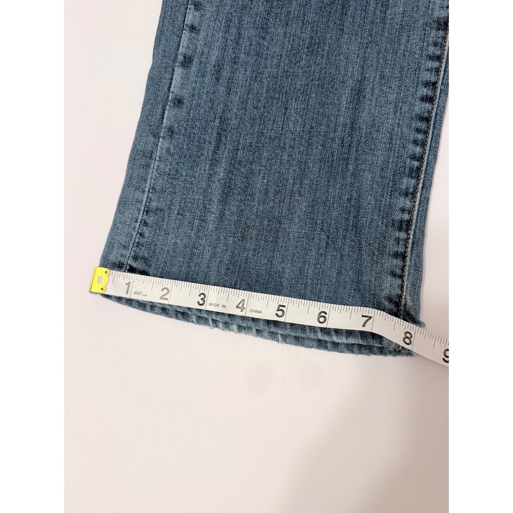 Lucky Brand 221 Original Straight Jeans Blue Distressed Paint Splatter 32x32 - Picture 10 of 10